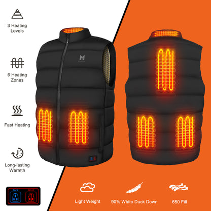 Heated Vest For Men Women 15-Zone Winter Electric Heating Vest Washable Heating Jacket With 3 Heating Levels 63369ec600ba926a7166d7d6